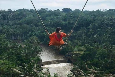 Esperienza di un'Intera Giornata a Bali Swing, al Tempio e nella Foresta delle Scimmie