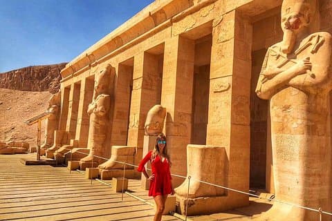 4-timmars rundtur West Luxor bank: Hatshepsut Temple & Valley of the King med lunch