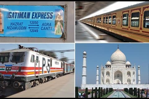 Agra day tour por Gatimaan Express -TAJ & FORT