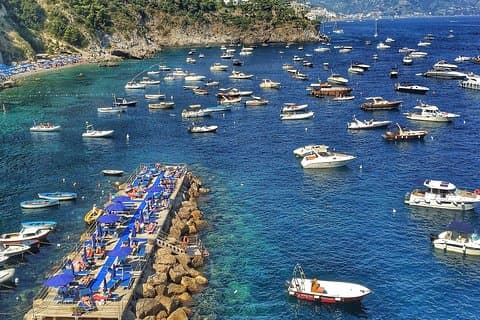 Privat Amalfikusten Mini-motorbåt utflykt från Amalfi Coast Towns