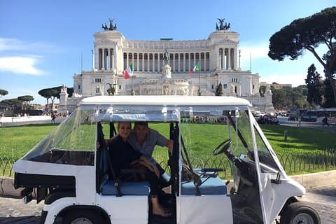 Rom Golf Cart Privat Tour med en lokal