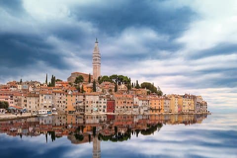 Istriens "original Toscana" Rovinj, Pula, Hum - Tur från Zagreb