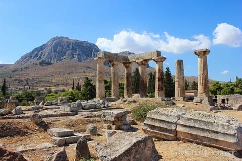 Den oprindelige kristne tur på Pauls fodspor i Athen og den gamle korint
