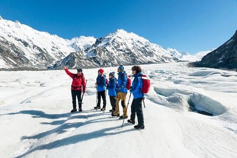 L'avventuriero: escursione al ghiacciaio del tasman