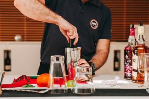 Portvinscocktailverksted på Espaço Porto Cruz, Vila Nova de Gaia, Portugal