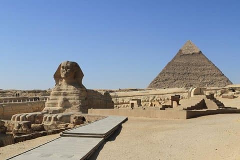 Excursion d'une journée complète aux pyramides de Gizeh, au Sphinx, à Sakkara et à la citadelle du Caire