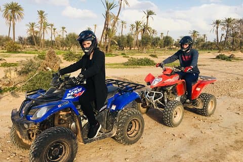 Private Quad Biking Safari im Palmenhain von Marrakesch und Berber Home Tea