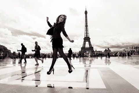 Privat fotografering i Paris