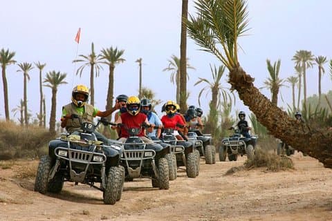Quad Cykling i Marrakech Palm Grove och Berber Villages