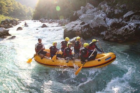 Half Day Rafting On Soca River