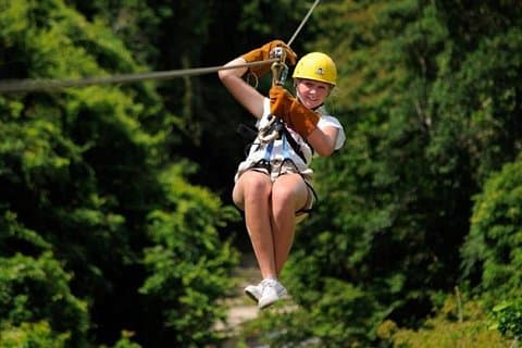Aventure en tyrolienne depuis La Romana