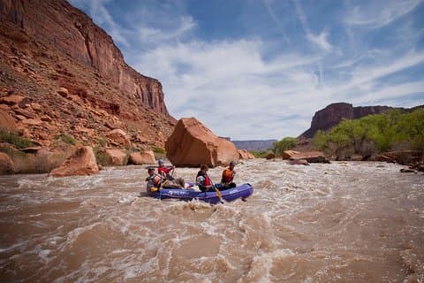 Ganztägiges Fisher Towers Rafting - Moab