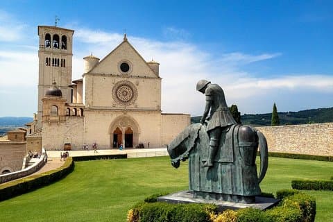 Rom til Firenze luksus overførsel med Orvieto & Assisi tour og let frokost