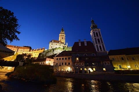 Privat aftentur Cesky Krumlov Gamle By og Slottsområde