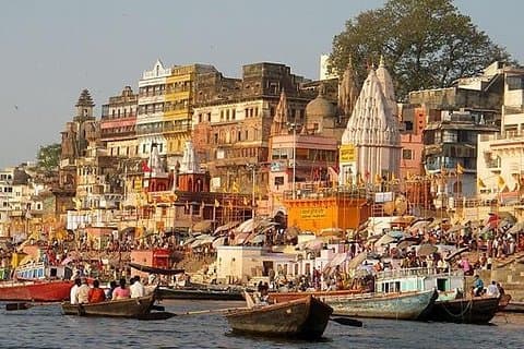 Insikt Varanasi : Endagstur med Sarnath, båttur och Aarti