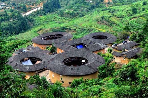 Dagtour door Fujian Hakka Tulou van Tianluokeng en Daping Lou