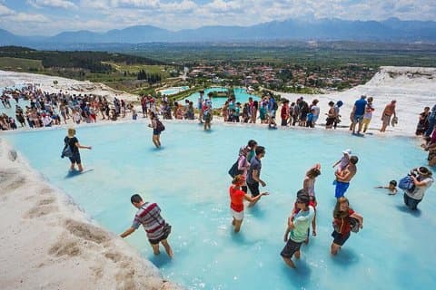 Pamukkale - Heldagstur från Kusadasi