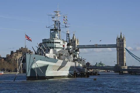 Gå ombord på HMS Belfast & Se Londons 30+ sightseeingtur