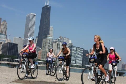 Chicago Amazing Lakefront cykeltur