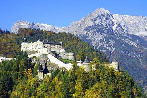 Transfer privado de Salzburgo para Veneza com paradas alpinas panorâmicas