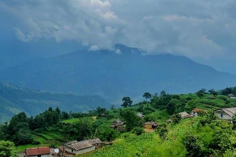 Nagarkot Soluppgång och vandring