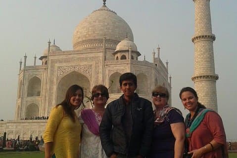 Privat soluppgång Taj Mahal & Agra dagstur från Delhi