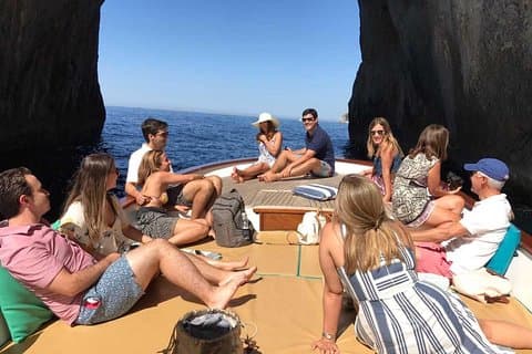 Capri Deluxe: First to Blue Grotto/Boat Ride Options from Naples