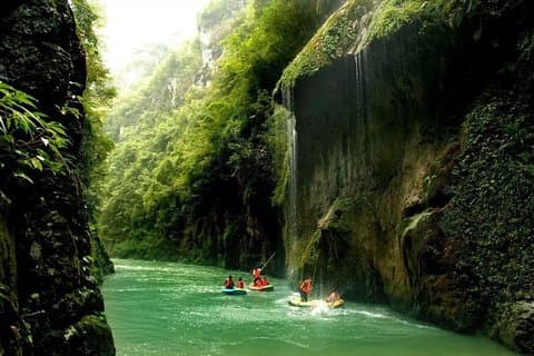 Tour privato di Guiyang: Hoer Tiankeng e Nanjiang Grand Canyon