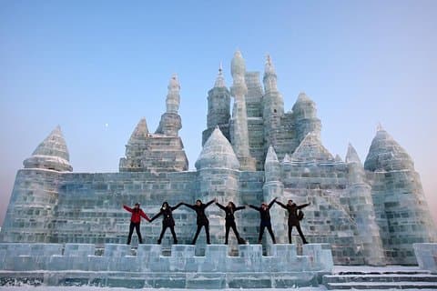 Privat bytur i Harbin om vinteren