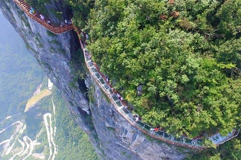 Zhangjiajie privat tur til Tianmen Mountain Sky Walk og Tujia Custom