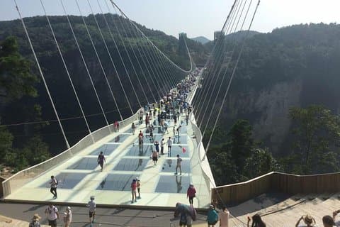 Privérondleiding door Tianmen Mountain Sky Walk en glazen brug