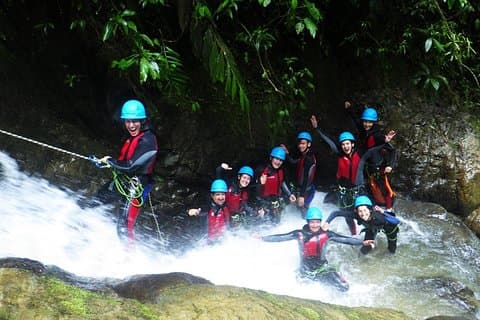 Canyoning Chamana fra Baños