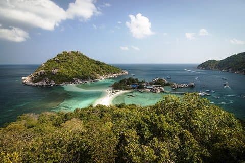 From Koh Samui: Koh Tao & Koh Nang Yuan Snorkeling (by Speedboat)
