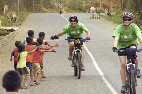 Bike to Kuangsi Waterfall and Cruise the Mekong River Back - Luang Prabang 1 day