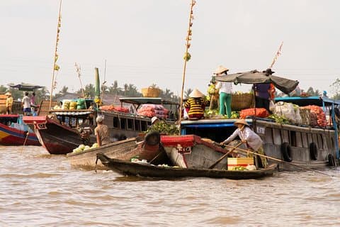 Mercato del Delta del Mekong esperienza 2 giorni: tour in piccoli gruppi