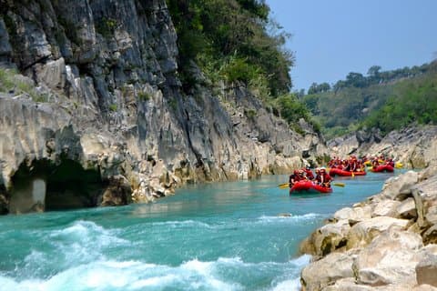 Rafting sur la rivière Tampaon depuis Ciudad Valles