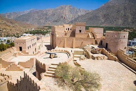 Beyond the Fort & Northern Oman from Muscat