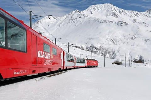 Glacier Express panoramatog rundtur fra Zürich med privat guide