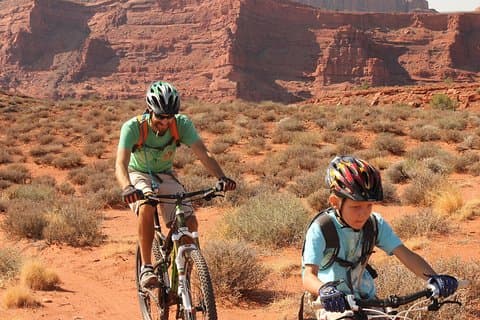 Tour guidato in mountain bike per principianti a Moab (Tribunale)