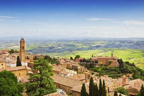 Tour particular: Orcia Valley até Montalcino e Montepulciano com degustação de vinhos Brunello