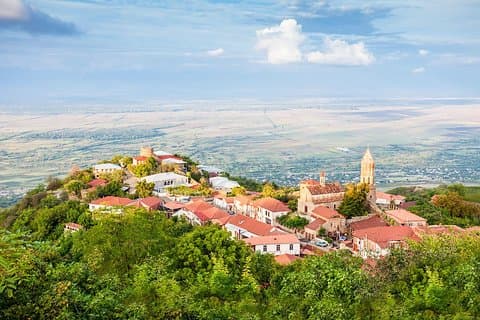 Tournée Kakheti d'une journée avec amour dans les airs