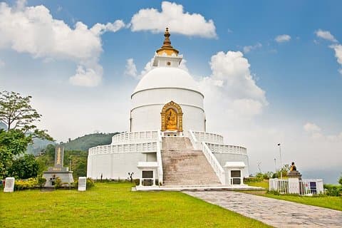 Excursão de Caminhada Privada à Paz Stupa em Pokhara