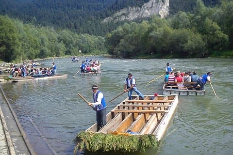DUNAJEC River Gorge tradisjonell rafting, privat tur fra Krakow