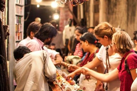 Guidad shoppingtur i Gamla Delhi och New Delhi