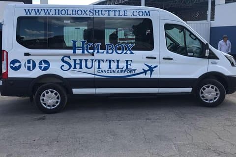 Shared Shuttle Cancun Lufthavn til Holbox Ferry (Chiquila Port)