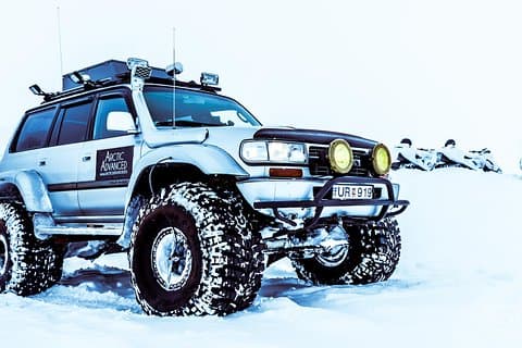 Excursion privée du Super Jeep Glacier de Golden Circle depuis Reykjavik