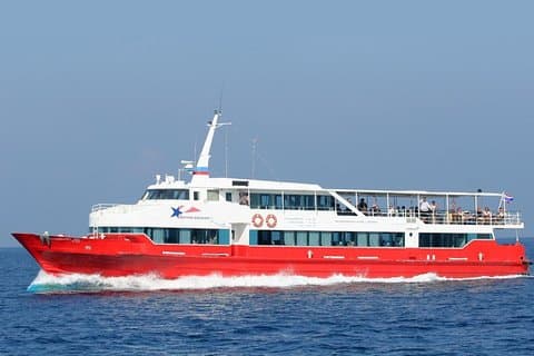 Koh Phangan to Koh Samui Airport by Seatran Discovery Ferry and Minivan