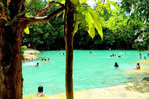 Excursão de meio dia na selva, incluindo piscina de cristal e fontes termais de Krabi