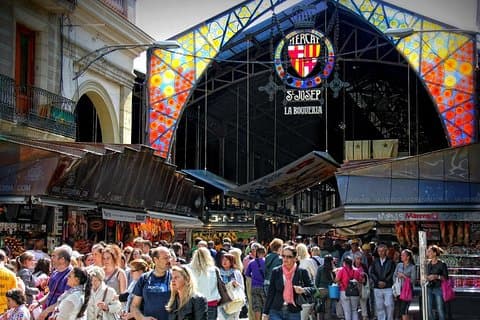 Boqueria og Santa Caterina Markets med mat og Tapas Private Walking Tour