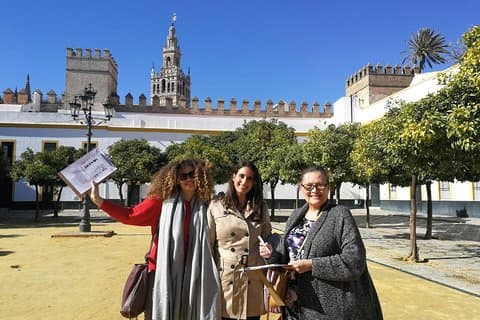 Lär dig spanska Sevilla Santa Cruz Walking Tour